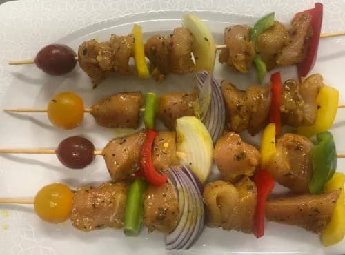 Brochettes de Poulet Curry