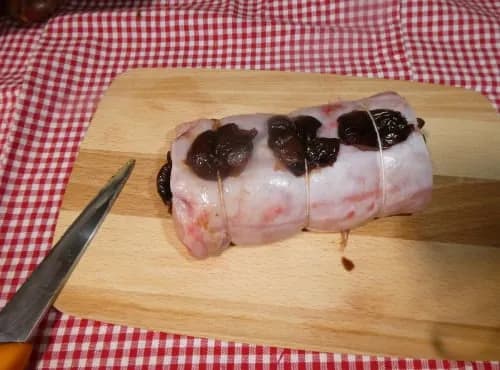 Râbles de lapin aux pruneaux d'Agen marinés au Porto