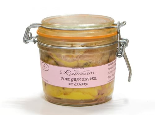 Foie gras entier 350 g bocal - Image 1