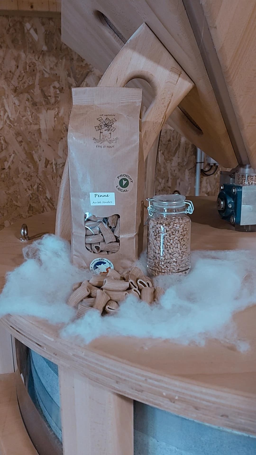 Pâtes penne au Blé tendre