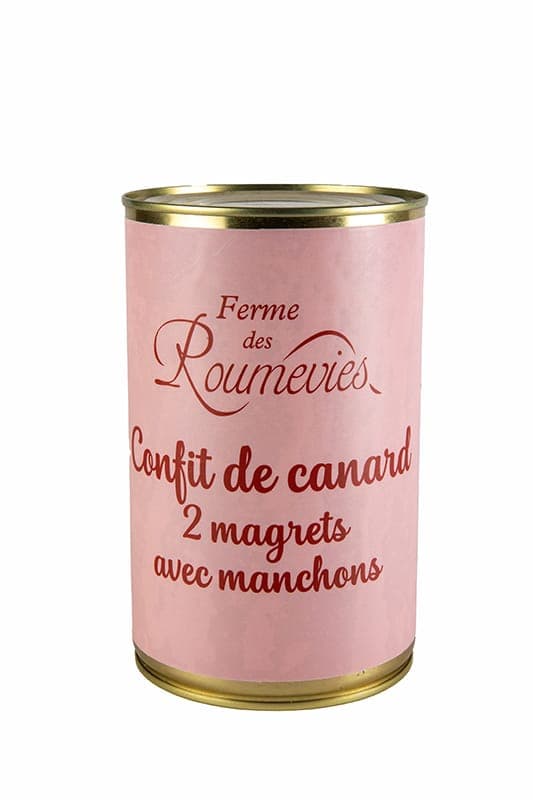 Magrets de canard confits avec manchons