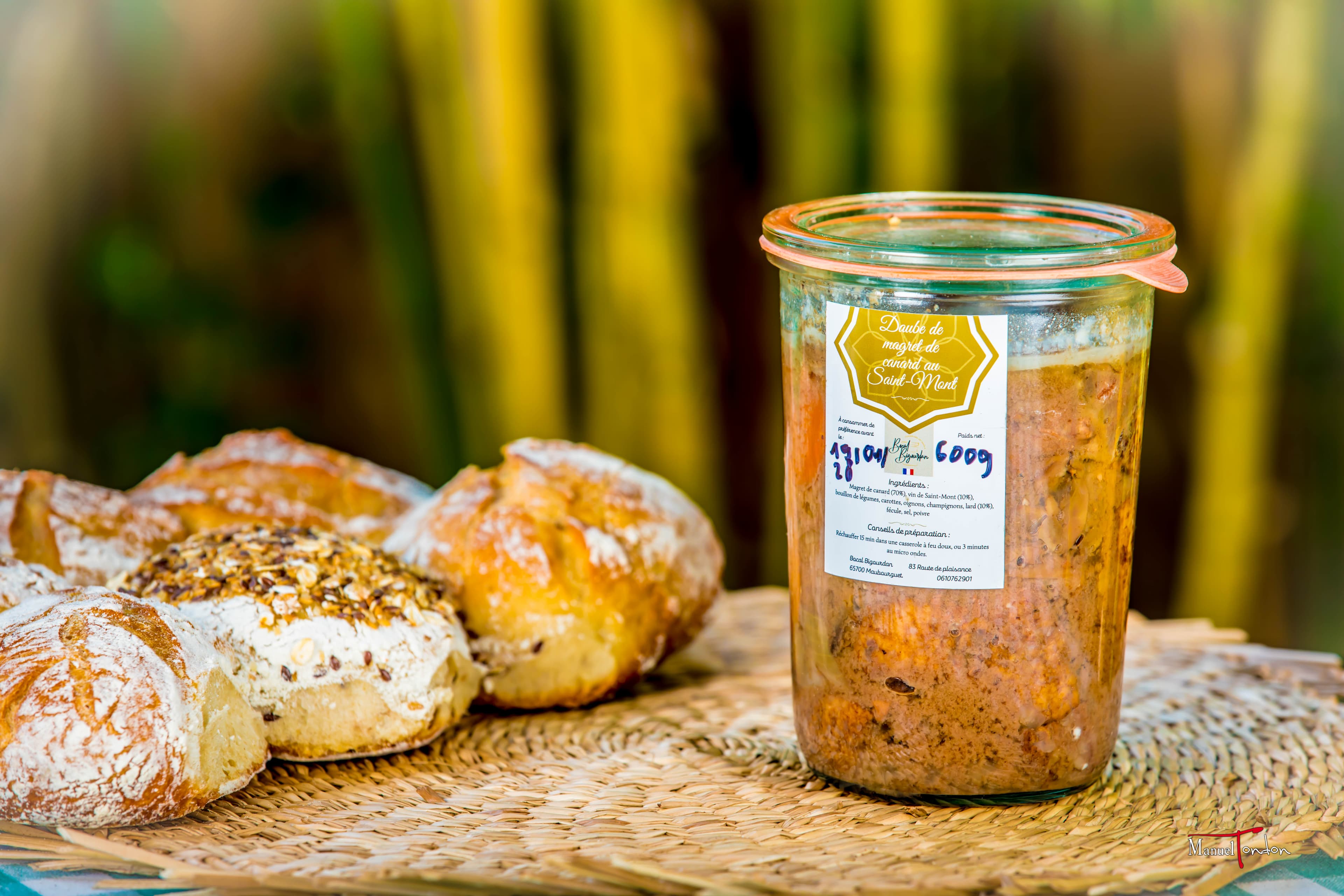 Daube de magret de canard au Saint-Mont