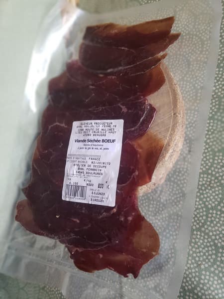 Boeuf séché