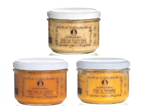 Assortiment de 3 Petits Pots Bio dès 8 Mois – Céleri Rave, Carotte Panais au Petit Épeautre & Écrasé de Potimarron