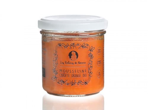 Lot de 3 Petits Pots Bio dès 6 Mois – Mousseline de Carotte Orange