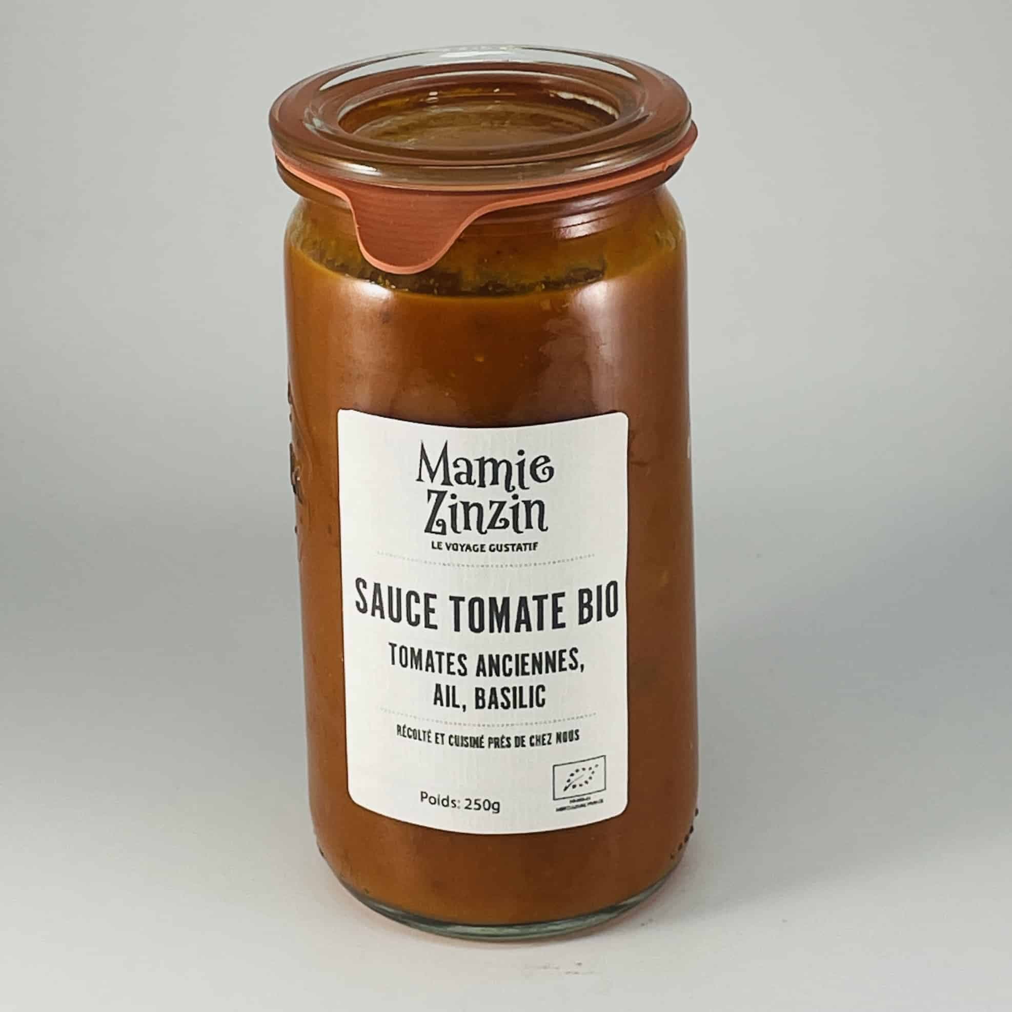 sauce bio tomates à l’ail et au basilic