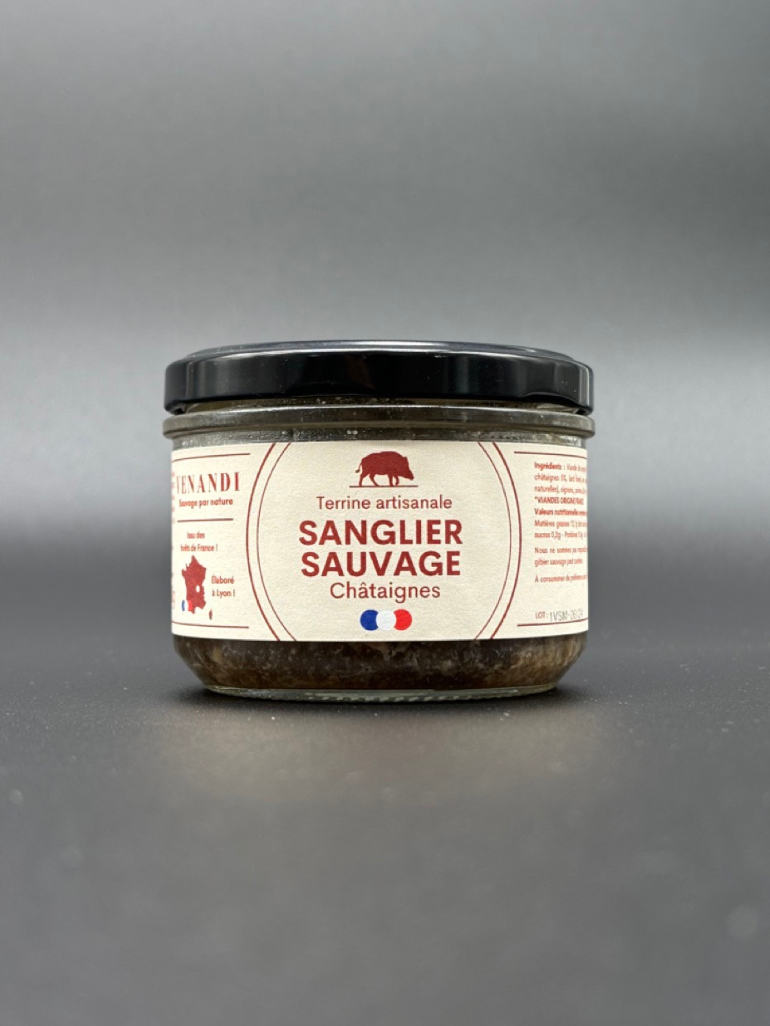 Terrine – Sanglier Sauvage 100% Français aux Châtaignes