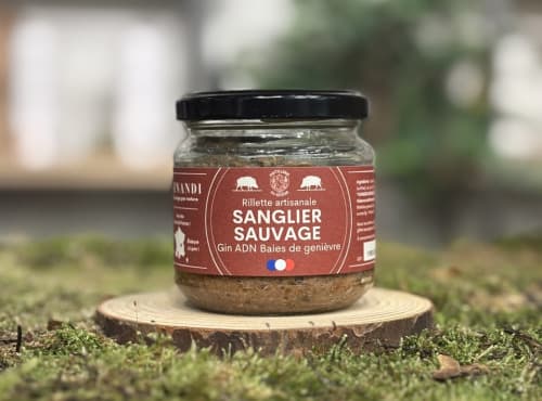 Rillette de Sanglier sauvage au Gin et Baie de genièvre