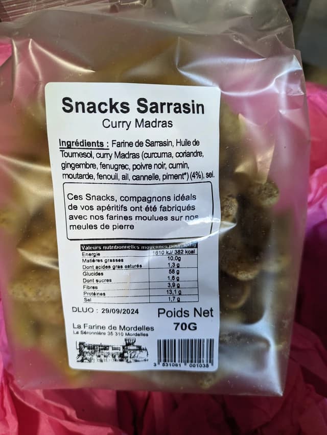 Soufflés sarrasin au curry