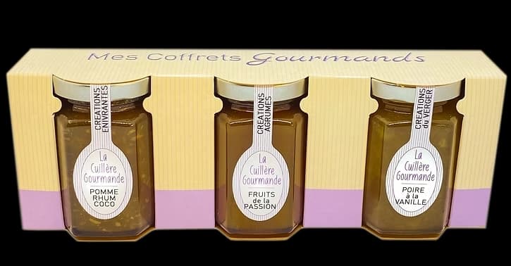 Coffret confitures "Inspiration des Iles"