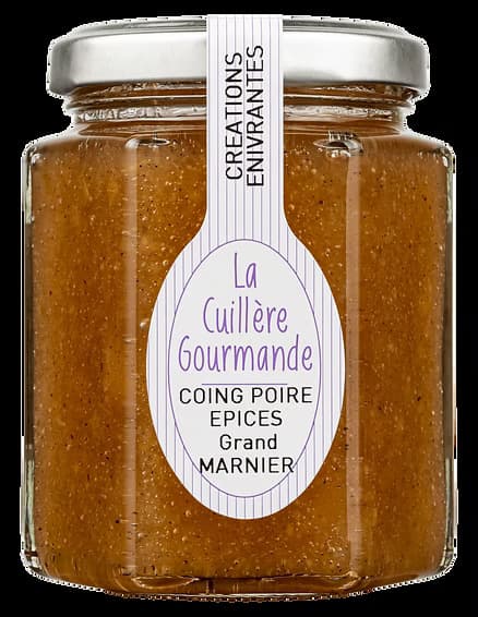 Confiture de COING- POIRE aux Épices et au Grand Marnier