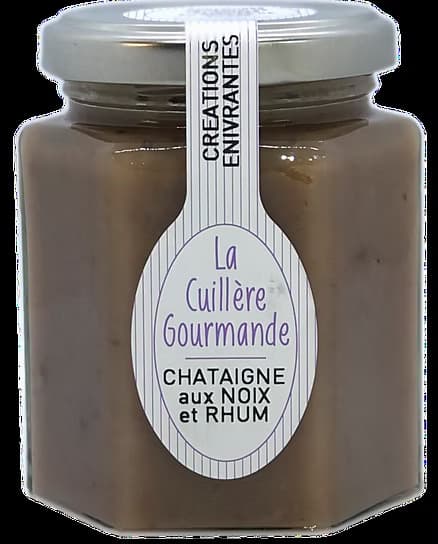Confiture de CHÂTAIGNE aux Noix et au Rhum