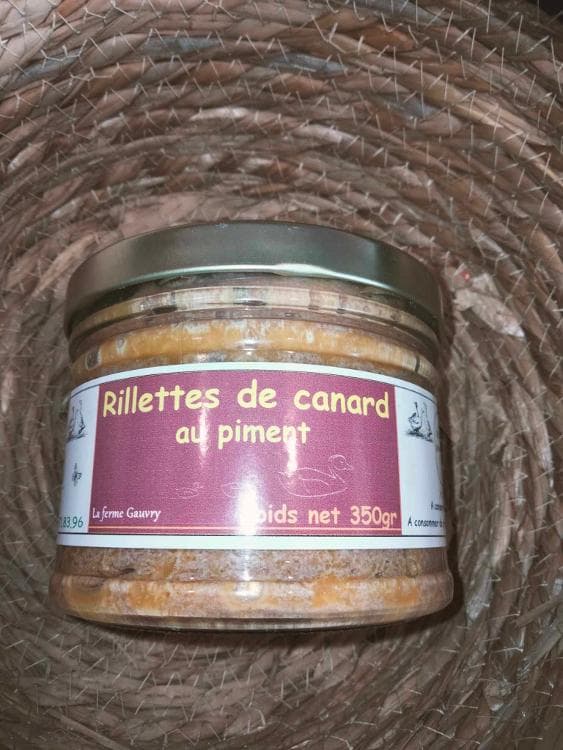 Rillettes de canard au piment