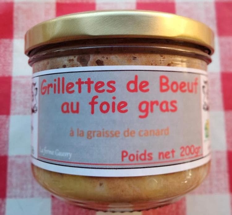 Rillettes de bœuf au foie gras