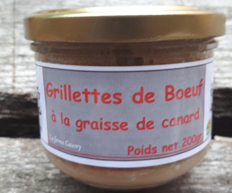 Rillettes de bœuf à la graisse de canard
