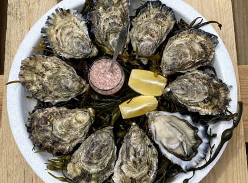 PANIER PLAISIR N°2 - 24 huîtres fines N°2 + 24 huîtres spéciales N°2 de Paimpol