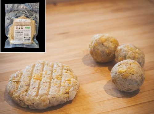 Préparation BIO pour boulettes et galettes végétales express - pois chiches & poivre noir