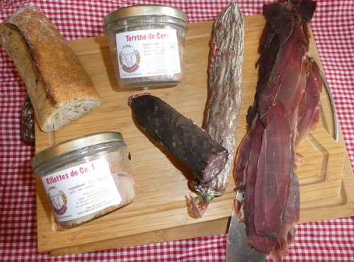 Lot charcuterie de cerf