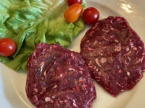 Steaks hachés salés de CHREVREUIL