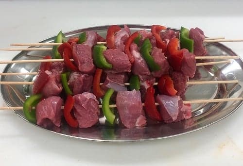 Brochettes de Gigot d'Agneau