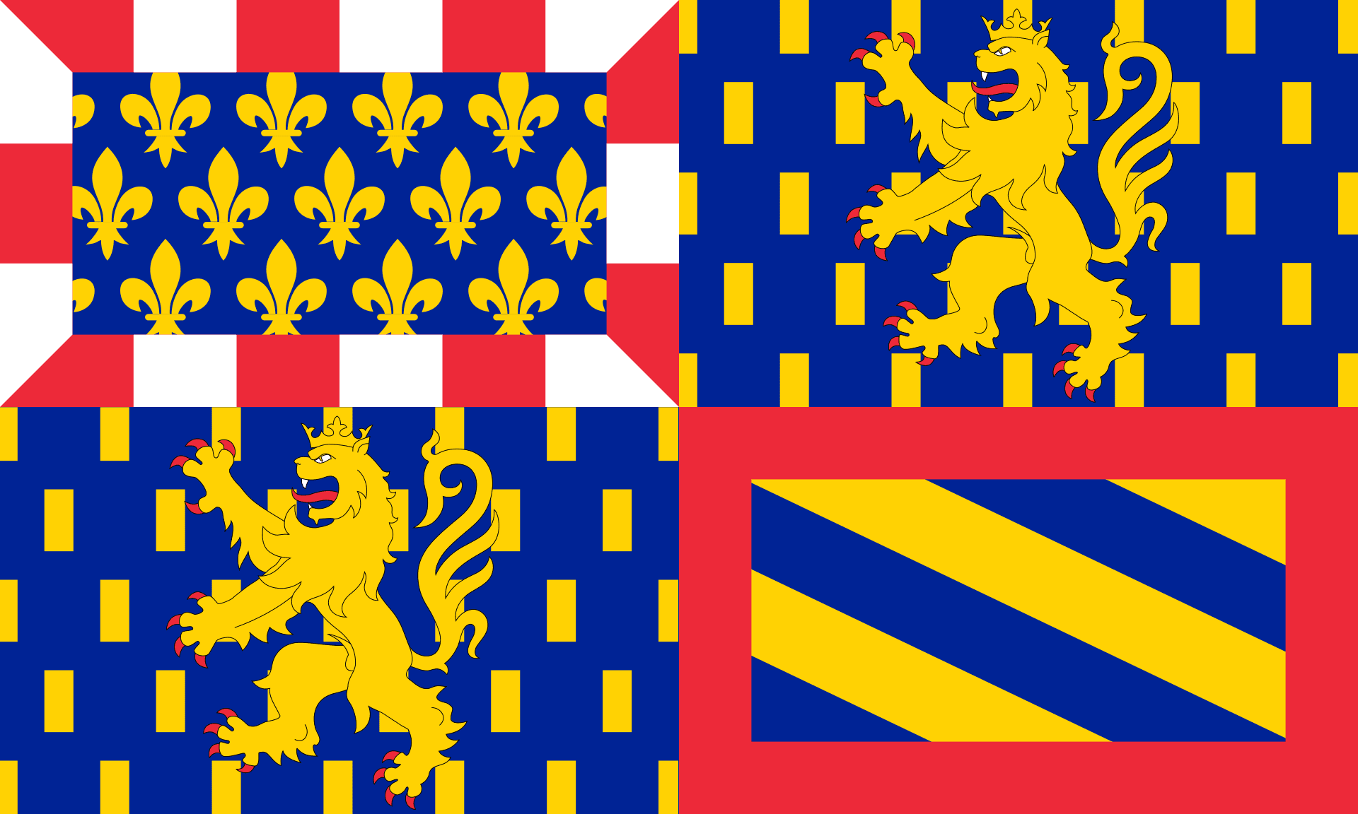 Drapeau Bourgogne-Franche-Comté